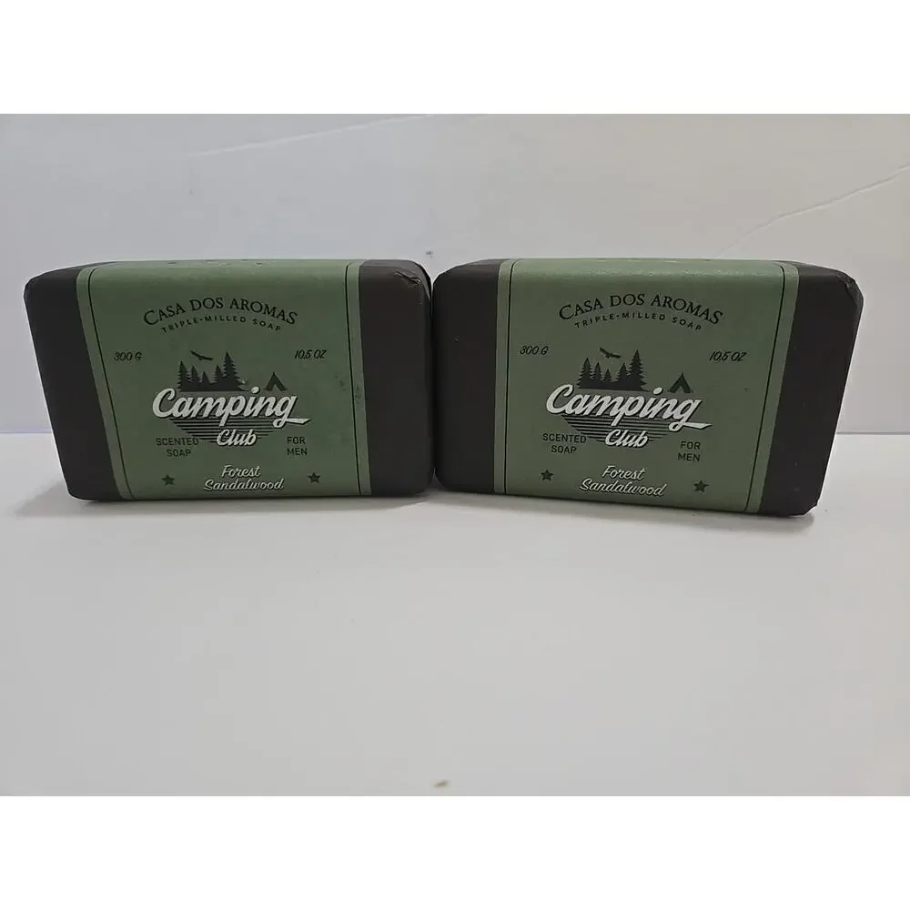Casa Dos Aromas Forest SandalWood Triple Milled Soap Scented Camping Club Men